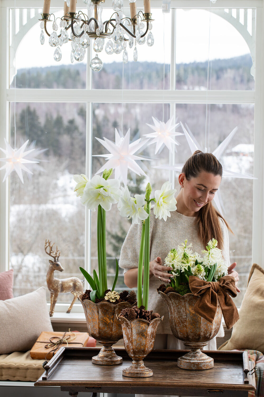 Royal blomsterpotte med stett